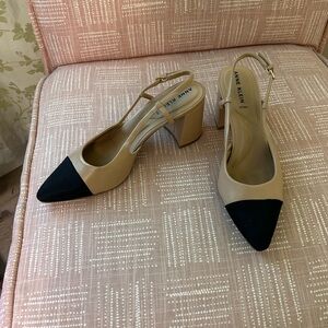 Anne Klein Pointed Cap Toe Heels